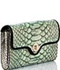 BRAHMIN Cimorene Collection Mulberry Potion Croco Polina Crossbody Bag, Color:Mulberry Potion - Image 4