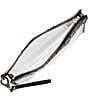 BRAHMIN Clarisse Transparent Contrast Trim Travel Pouch Wristlet, Color:Black - Image 4