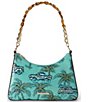 BRAHMIN Copa Cabana Collection Tropic Blue Mod Esme Shoulder Bag,New Products : American Fashion Style Bags On Sale