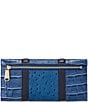 BRAHMIN Brahmin Cordelia Retro Blue Skye Trifold Wallet, Color:Retro Blue Skye - Image 2