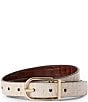BRAHMIN Crocco Reversible Belt, Color:Contour - Image 2