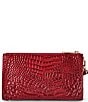 BRAHMIN Daisy Melbourne Collection Volcanic Red Wristlet - Image 2