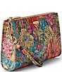 BRAHMIN Daisy Lasso Floral Wristlet, Color:Lasso - Image 4