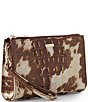 BRAHMIN Daisy Summer Rodeo Cow Print Wristlet, Color:Summer Rodeo - Image 4