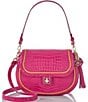 BRAHMIN Darlington Collection Paradise Pink Cynthia Shoulder Bag, Color:Paradise Pink - Image 1