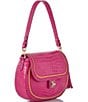 Color:Paradise Pink - Image 4 - Darlington Collection Paradise Pink Cynthia Shoulder Bag