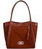 BRAHMIN Deveron Collection Bailee Sparkling Cider Slouchy Tote Bag, Color:Sparkling Cider - Image 1