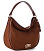 BRAHMIN Deveron Collection Kathleen Sparkling Cider Slouchy Hobo Shoulder Bag, Color:Sparkling Cider - Image 4