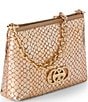 BRAHMIN Donegal Collection Gold Lorelei Shoulder Bag, Color:Gold - Image 4