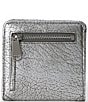 BRAHMIN Duchess Collection Silver Metallic Jane Mini Bifold Wallet, Color:Silver - Image 2