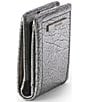 BRAHMIN Duchess Collection Silver Metallic Jane Mini Bifold Wallet, Color:Silver - Image 4