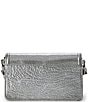 BRAHMIN Duchess Collection Silver Metallic Minuette Crossbody Bag, Color:Silver - Image 2