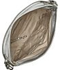 BRAHMIN Duchess Collection Silver Metallic Small Kathleen Shoulder Bag, Color:Silver - Image 3