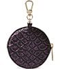 BRAHMIN Excelsior Collection Passion Purple Circle Coin Purse, Color:Passion Purple - Image 2