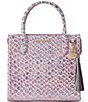 BRAHMIN Floralite Exotic Collection Small Caroline Satchel Bag,New Products : American Fashion Style Bags On Sale