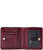 BRAHMIN Galloway Collection Cherry Lacquer Jane Mini Bifold Wallet, Color:Cherry Lacquer - Image 3