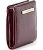 BRAHMIN Galloway Collection Cherry Lacquer Jane Mini Bifold Wallet, Color:Cherry Lacquer - Image 4