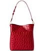 BRAHMIN Sriracha Vanderbilt Collection Celina Bucket Bag, Color:Sriracha - Image 2