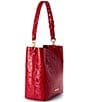 BRAHMIN Sriracha Vanderbilt Collection Celina Bucket Bag, Color:Sriracha - Image 4