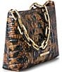 BRAHMIN Brahmin Golden Lynx Melbourne Collection Mod Lorelei Zip-Top Shoulder Bag, Color:Golden Lynx - Image 4