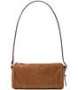 BRAHMIN Grassland Collection Billie Suede Barrel Shoulder Bag - Image 1