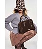 BRAHMIN Grassland Collection Marissa Suede Satchel Bag - Image 5