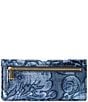 BRAHMIN Grazioso Collection Blue Ady Wallet, Color:Blue - Image 2