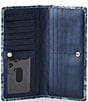 BRAHMIN Grazioso Collection Blue Ady Wallet, Color:Blue - Image 3