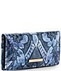 BRAHMIN Grazioso Collection Blue Ady Wallet, Color:Blue - Image 4