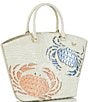 Color:Coconut Milk - Image 4 - Gulfstream Collection Crab Coconut Milk Jeanne Tote Bag