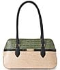 BRAHMIN Hawthorn Collection Jennifer Multi Buckle Satchel Bag - Image 1