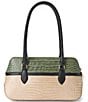 BRAHMIN Hawthorn Collection Jennifer Multi Buckle Satchel Bag - Image 2