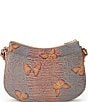 BRAHMIN Heatwave Collection Mandarin Orange Shayna Crossbody Bag, Color:Mandarin Orange - Image 2