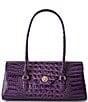 BRAHMIN Heroic Purple Dayan Satchel Bag, Color:Heroic Purple - Image 1
