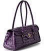 BRAHMIN Heroic Purple Dayan Satchel Bag, Color:Heroic Purple - Image 4