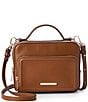 BRAHMIN Heroica Collection Tori Top Handle Crossbody Bag, Color:Saddle - Image 1