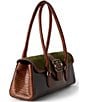 BRAHMIN Highgate Collection Dayan East-West Satchel Bag, Color:Samba - Image 4