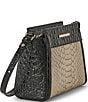 BRAHMIN Hillary Breckenridge Collection Multi Croc Snake Embossed Crossbody Bag - Image 4