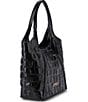 BRAHMIN Iona Black Castle View Oversized Tote Bag, Color:Black - Image 4