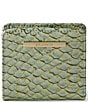 BRAHMIN Jane Snake Embossed Leather Bifold Wallet, Color:Mint Novella - Image 1