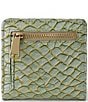 BRAHMIN Jane Snake Embossed Leather Bifold Wallet, Color:Mint Novella - Image 2