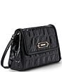 BRAHMIN Jenah Black Castle View E/W Crossbody Bag, Color:Black - Image 4