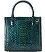 BRAHMIN Kalopsia Collection Small Caroline Evergreen Satchel Bag, Color:Evergreen - Image 2