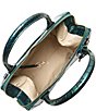 BRAHMIN Kalopsia Collection Small Caroline Evergreen Satchel Bag, Color:Evergreen - Image 3