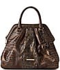 BRAHMIN Keepsake Collection Audrey Rose Satchel Bag, Color:Fall Tortoise - Image 1
