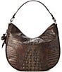 BRAHMIN Keepsake Collection Kathleen Fall Tortoise Rose Charm Slouchy Shoulder Bag, Color:Fall Tortoise - Image 2