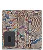 Color:Multi - Image 3 - Knightley Collection Ady Rainbow Snake Print Crocodile-Embossed Leather Wallet