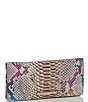 Color:Multi - Image 4 - Knightley Collection Ady Rainbow Snake Print Crocodile-Embossed Leather Wallet