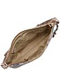 Color:Multi - Image 3 - Knightley Collection Katie Rainbow Snake Print Crocodile-Embossed Leather Crossbody Bag
