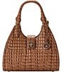 BRAHMIN Leontyne Collection Luggage Brown Adrian Satchel Bag, Color:Luggage Brown - Image 1